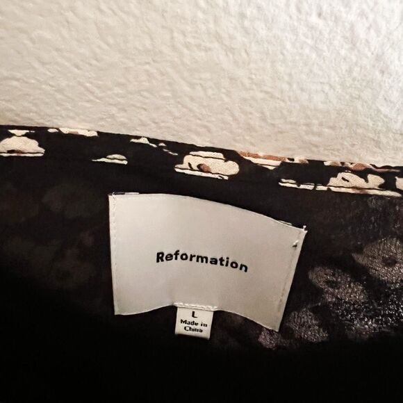 Reformation Emerick Dress in Juno Size L - Picture 7 of 8